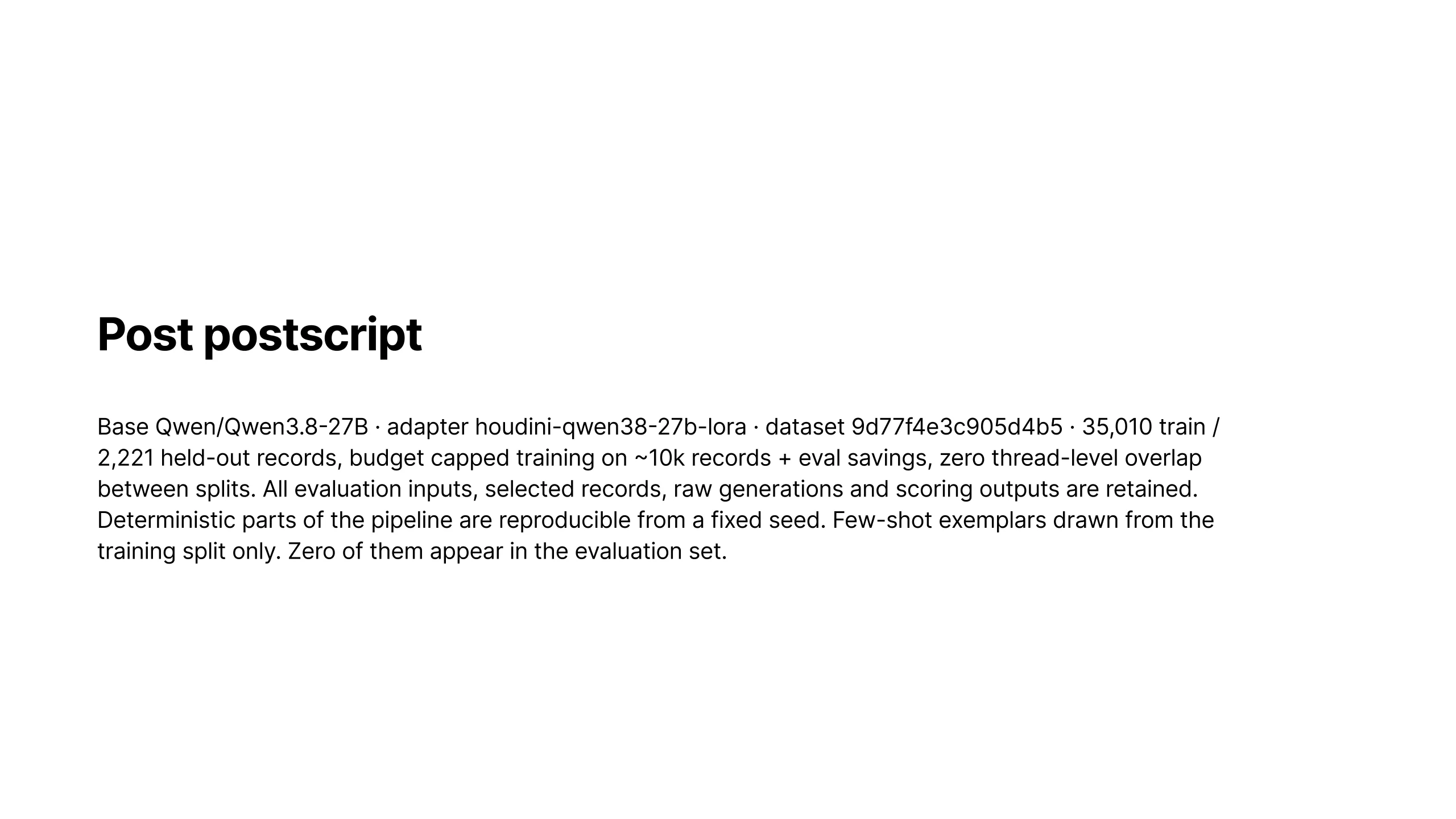 Technical report, slide 35 of 35